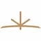 Ekena Millwork Alberta Smooth Timber Gable Bracket, Western Red Cedar, 84"W x 35"H x 3 1/2"D x 3 1/2"F, 10/12 Pitch GBW084X35X0404ALB00SWR - alternate 1